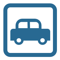 Icon representing a car