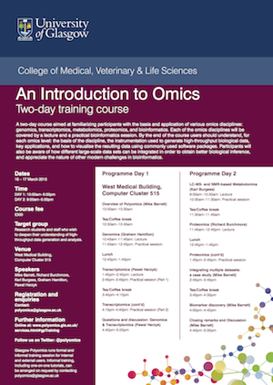 Image showing the Polyomics training course brochure