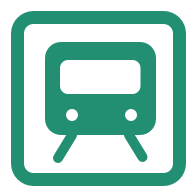 Icon representing a train