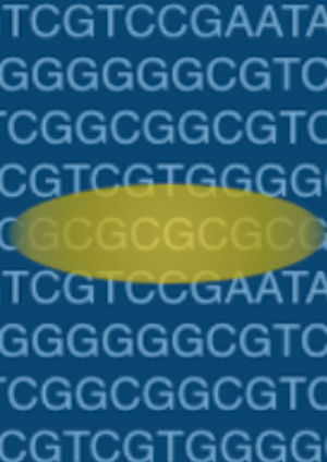 Image of DNA text
